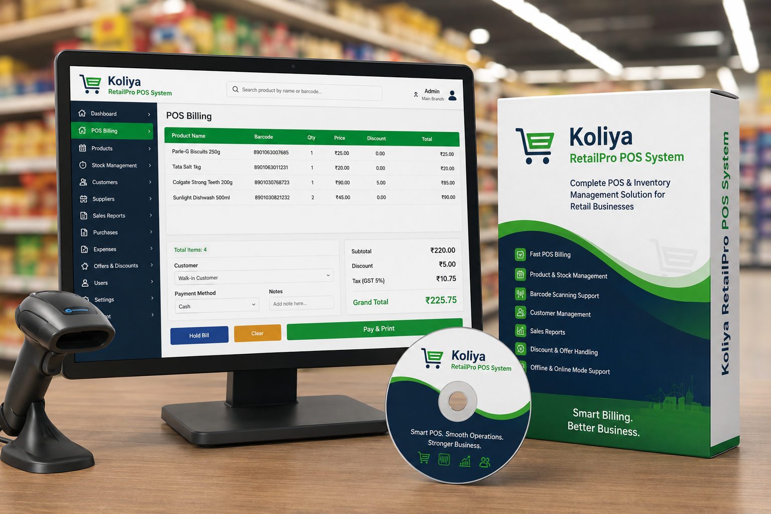 Koliya RetailPro POS System